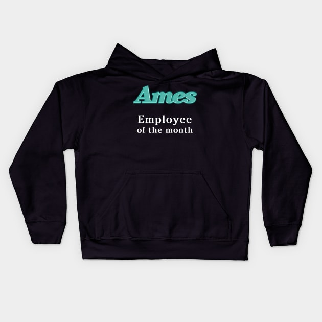 Ames Department Store Employee of the Month Kids Hoodie by carcinojen